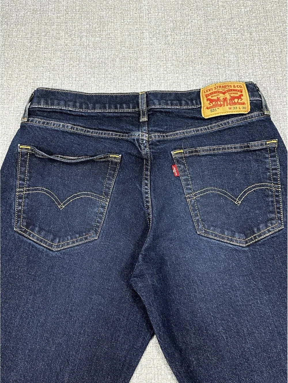 Levi’s 531 Men’s Jeans W32 L27 Dark Wash Straight Leg Denim